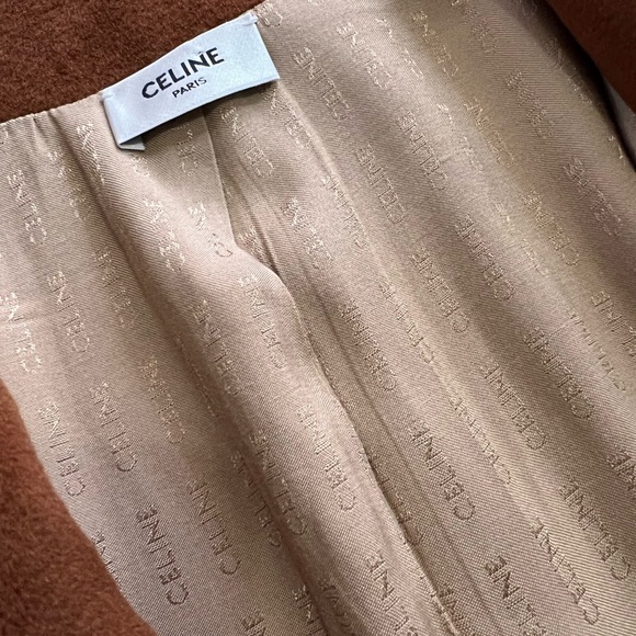 Selling a Celine Paris Chelsea Jacket, size small, brown with gold buttons. - Picture 7 of 8
